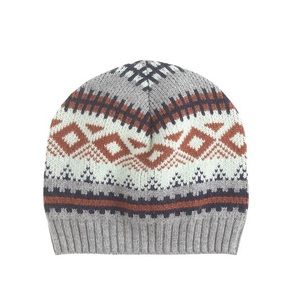 J Crew Hat beanie wool fairisle